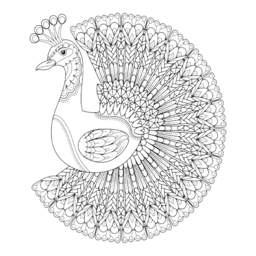Printout Bird Mandalas Coloring #1 (31 Pages)